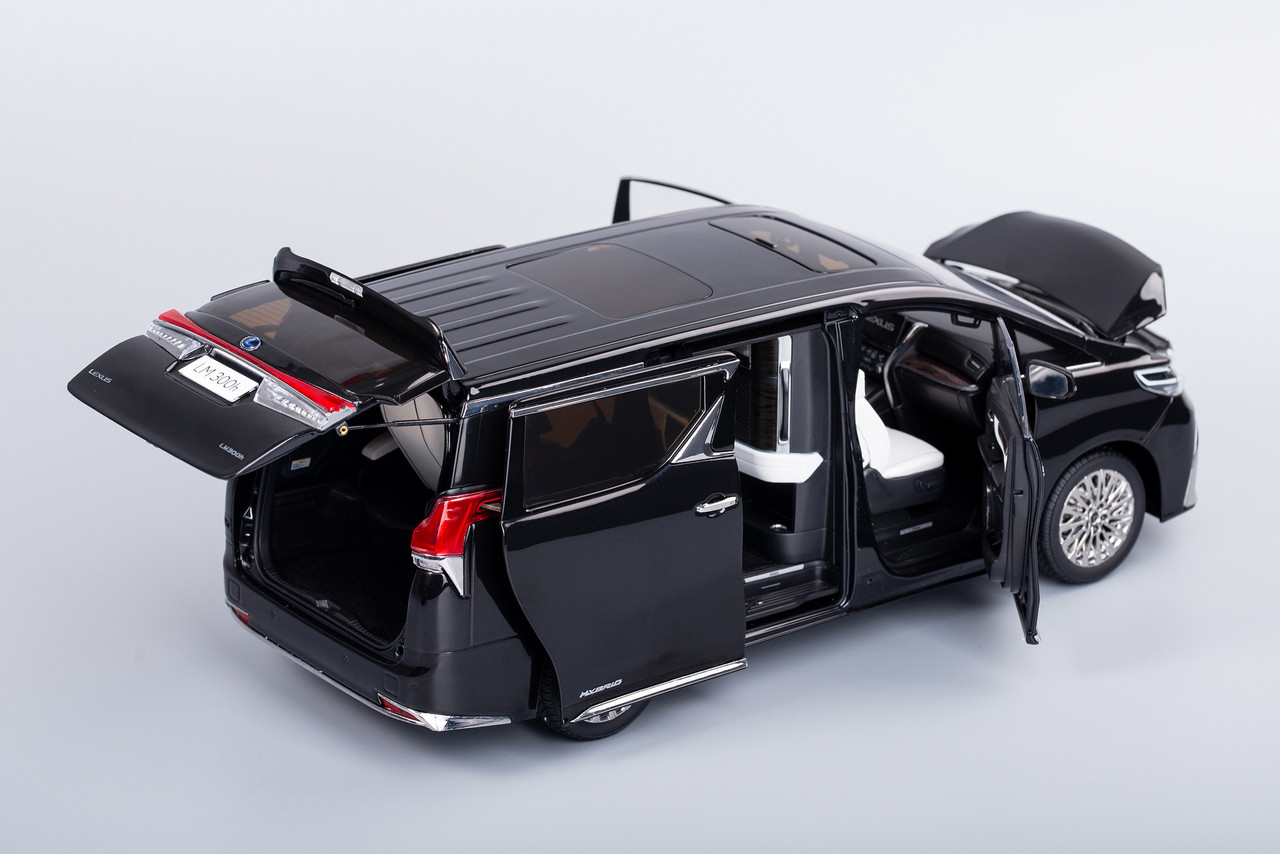 1/18 Lexus LM LM300h Minivan (Black) RHD Diecast Car Model