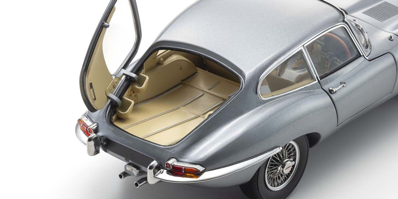 1/18 Kyosho Jaguar E-Type EType (Grey) Diecast Car Model