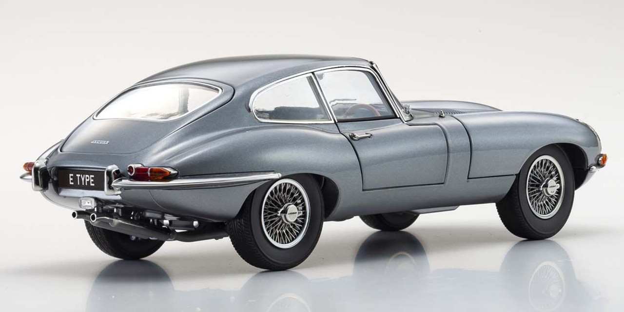 1/18 Kyosho Jaguar E-Type EType (Grey) Diecast Car Model