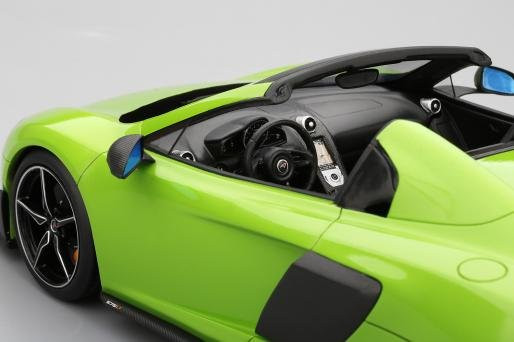 1/18 TSM TopSpeed Mclaren 675LT Spider (Mantis Green) Resin Model