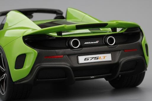1/18 TSM TopSpeed Mclaren 675LT Spider (Mantis Green) Resin Model