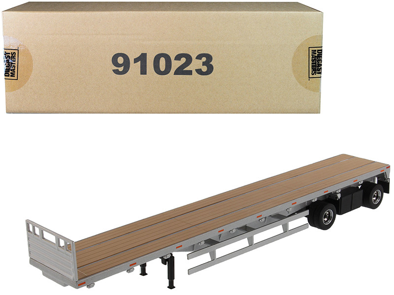 53' Flat Bed Trailer Silver 