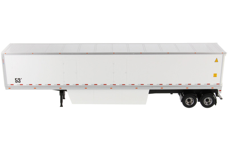 53' Dry Cargo Van Trailer White 