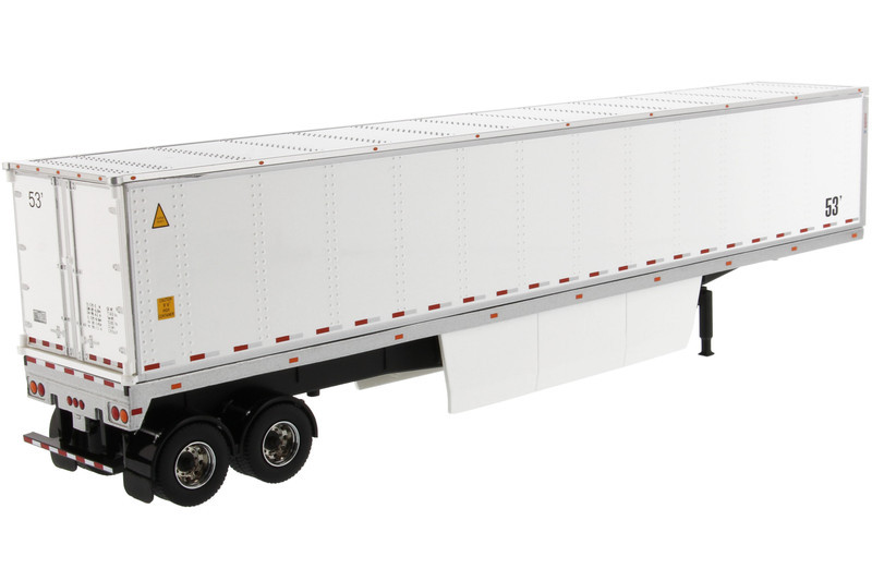 53' Dry Cargo Van Trailer White 