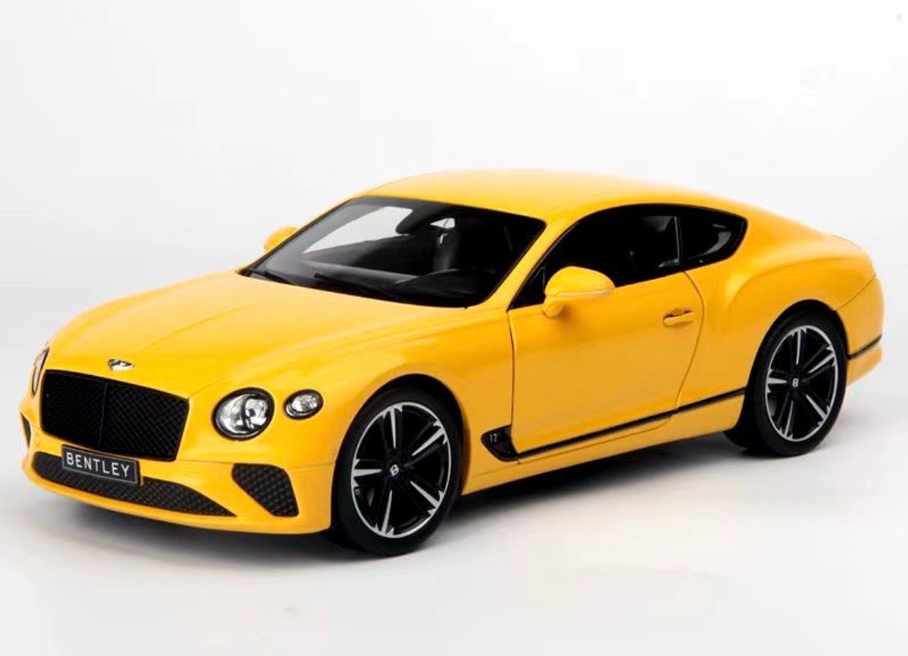 1/18 Norev 2018 Bentley Continental GT (Yellow) Diecast Car Model