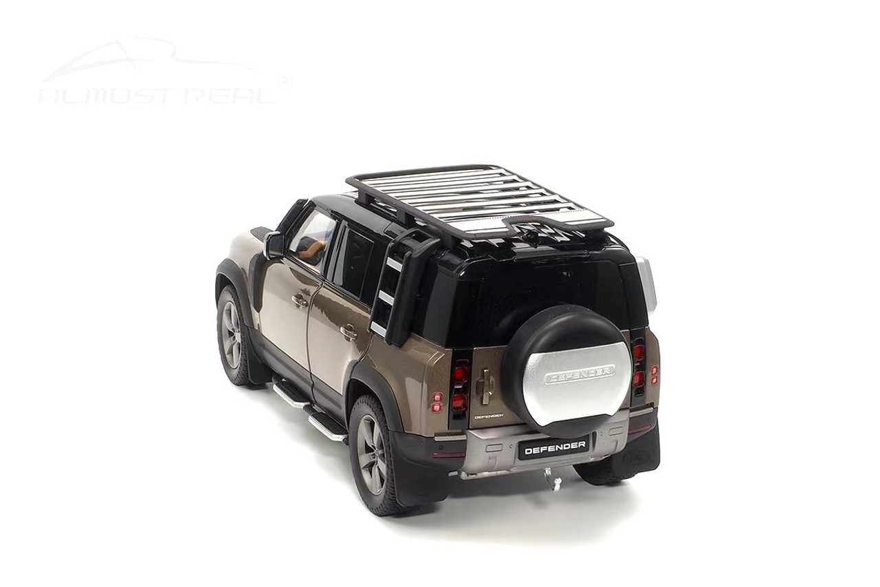 1/18 Almost Real 2020 Land Rover L663 Defender 110 (Brown) Diecast Car Model Limited 500 Pieces