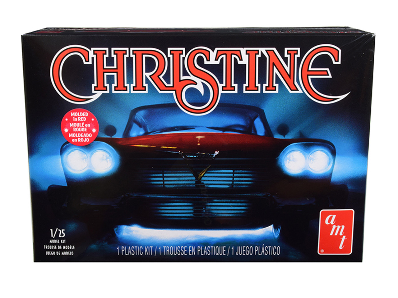 Skill 2 Model Kit 1958 Plymouth Fury "Christine" (1983) Movie 1/25 Scale Model by AMT