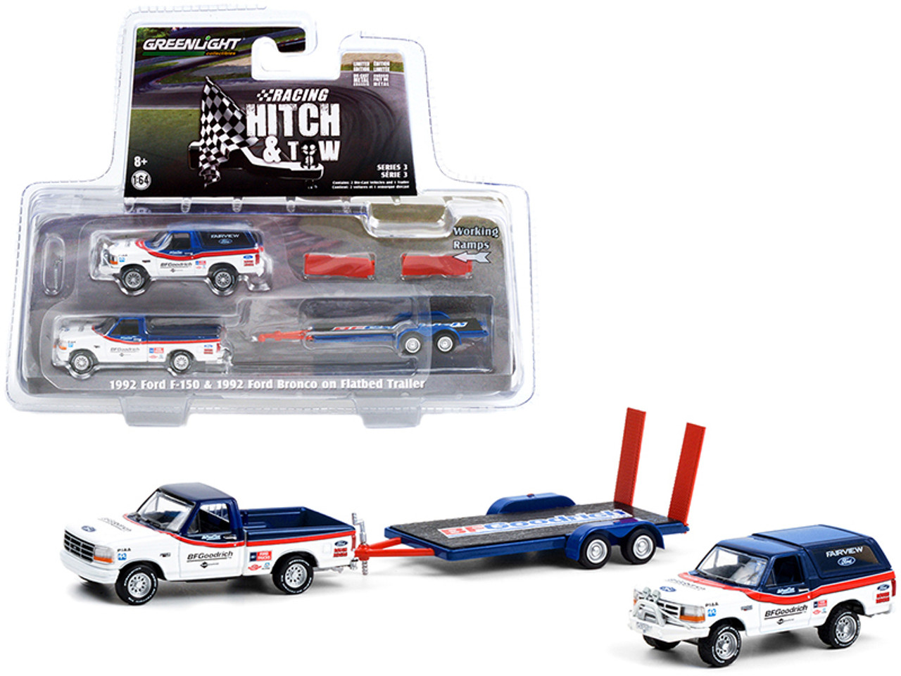 1992 Ford F-150 Pickup Truck and 1992 Ford Bronco with