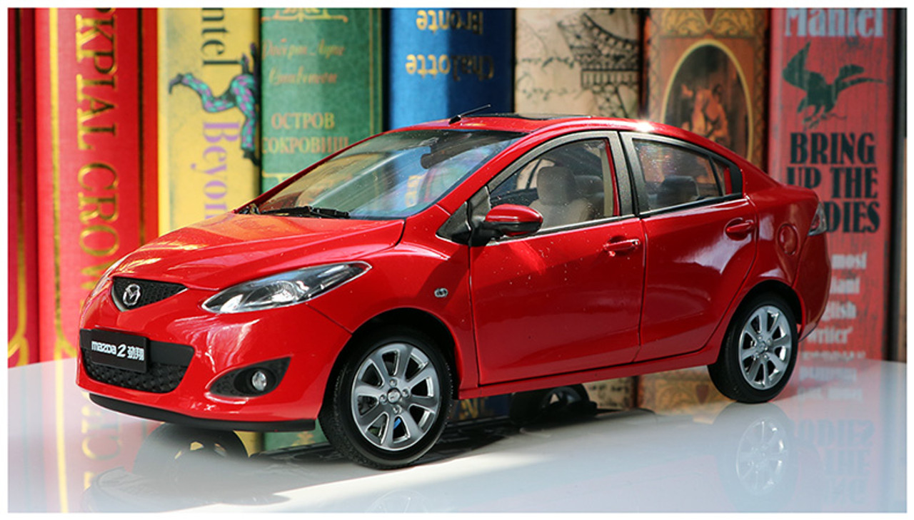 1/18 Dealer Edition Mazda 2 Sedan (Red)