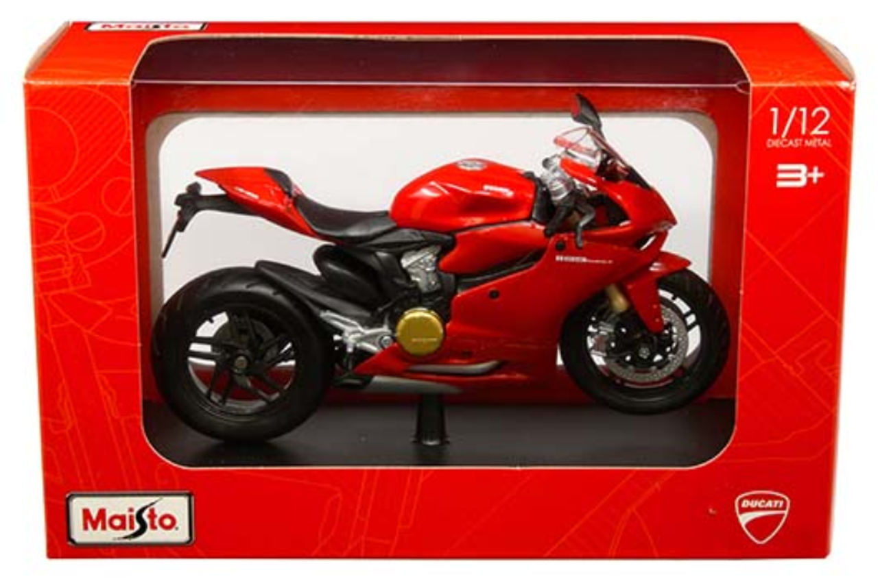 1/12 Ducati 1199 Panigale (Red) Diecast Car Model