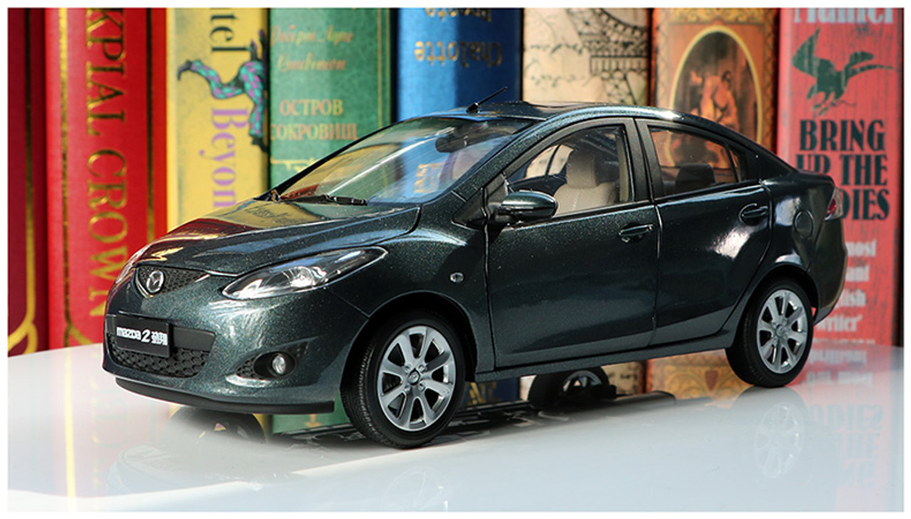 1/18 Dealer Edition Mazda 2 Sedan (Grey) Diecast Car Model