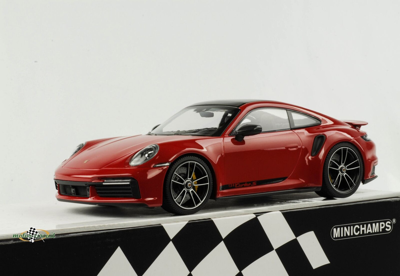 1/18 Minichamps 2020 2021 Porsche 911 Turbo S 992 (Red) Diecast