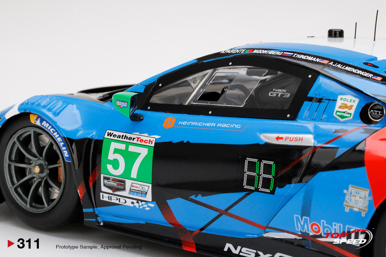 1/18 Top Speed Acura NSX GT3 EVO #57 2020 IMSA 2020 24 Hrs