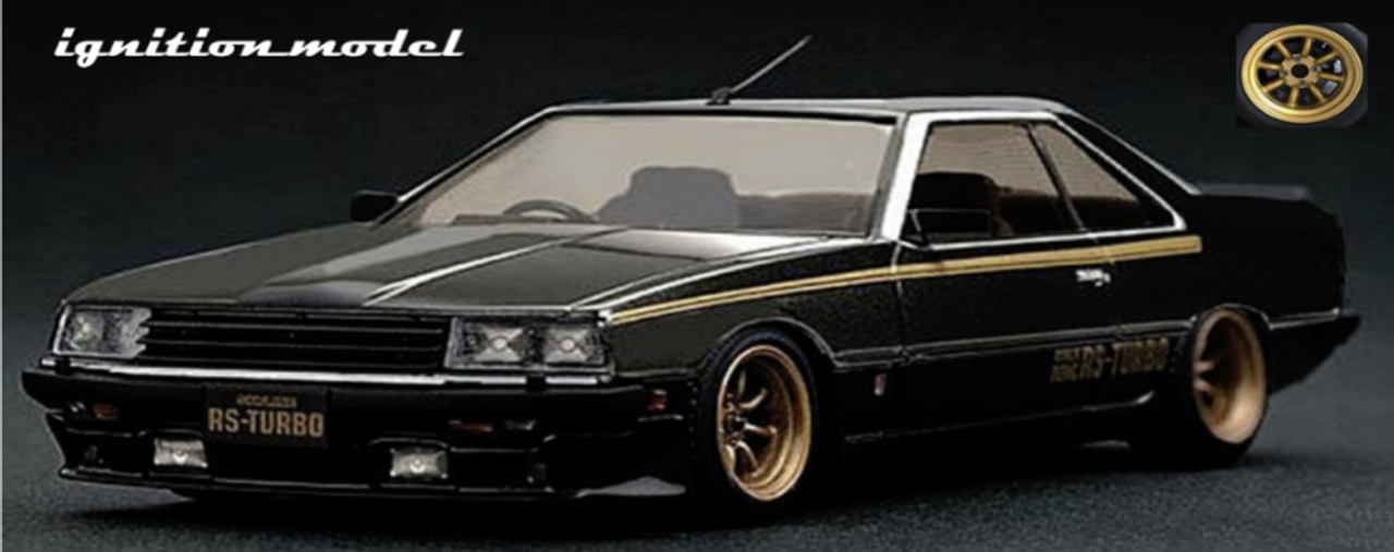 IG 1/43 Nissan Skyline 2000 RS-Turbo (R30) Black  IG2328