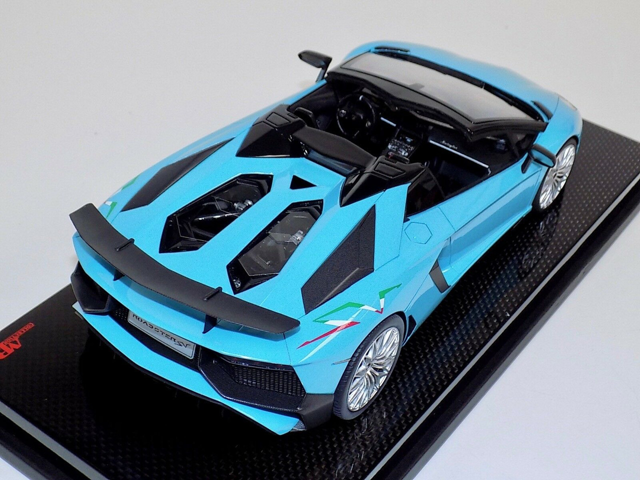 1/18 MR Collection Lamborghini Aventador SV Spider (Baby Blue