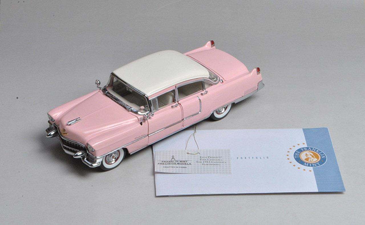 1/24 Franklin Mint 1955 Cadillac Fleetwood Elvis Presley's® Pink Cadillac