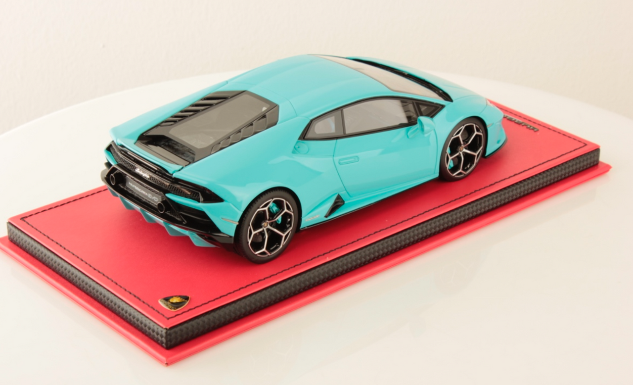 1/18 MR Collection Lamborghini Huracan Evo Coupe (Baby Blue) Resin Car Model limited 5 pcs