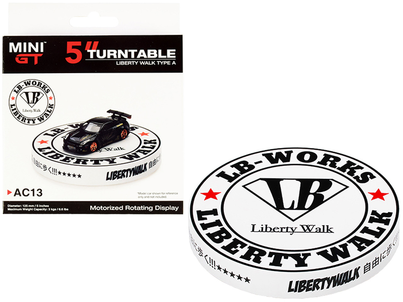 MINI GT 5インチターンテーブル LIBERTY WALK TYPE A TrueScale Miniatures MINI GT 5'' Display Turntable LBWK Type