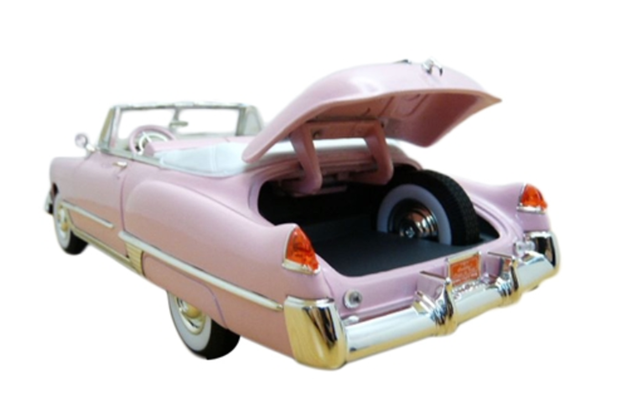 1/18 Elvis Presley 1949 Cadillac Coupe Deville Convertible Pink Diecast Car Model