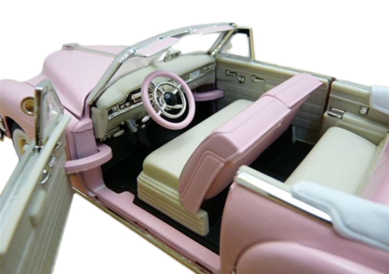 1/18 Elvis Presley 1949 Cadillac Coupe Deville Convertible Pink Diecast Car Model