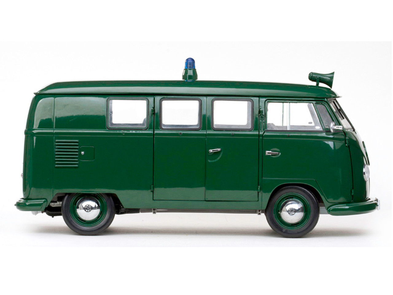 1/12 Sunstar 1956 Volkswagen VW T1 Police Van (Green) Diecast Car Model