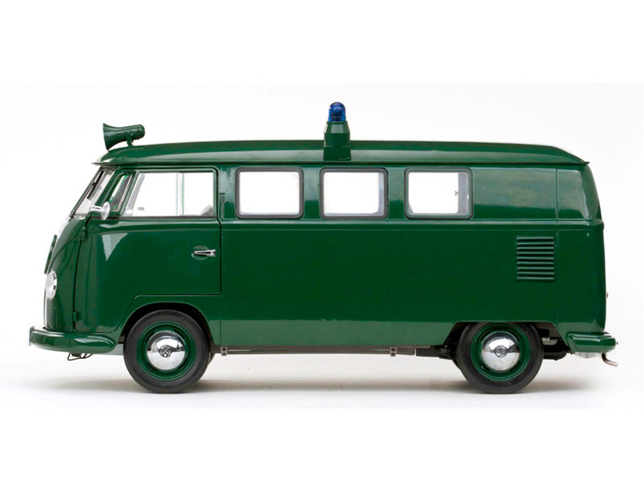 1/12 Sunstar 1956 Volkswagen VW T1 Police Van (Green) Diecast Car Model