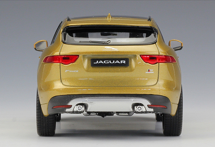 1/24 Welly Jaguar F-Pace (Gold) Diecast Car Model - LIVECARMODEL.com