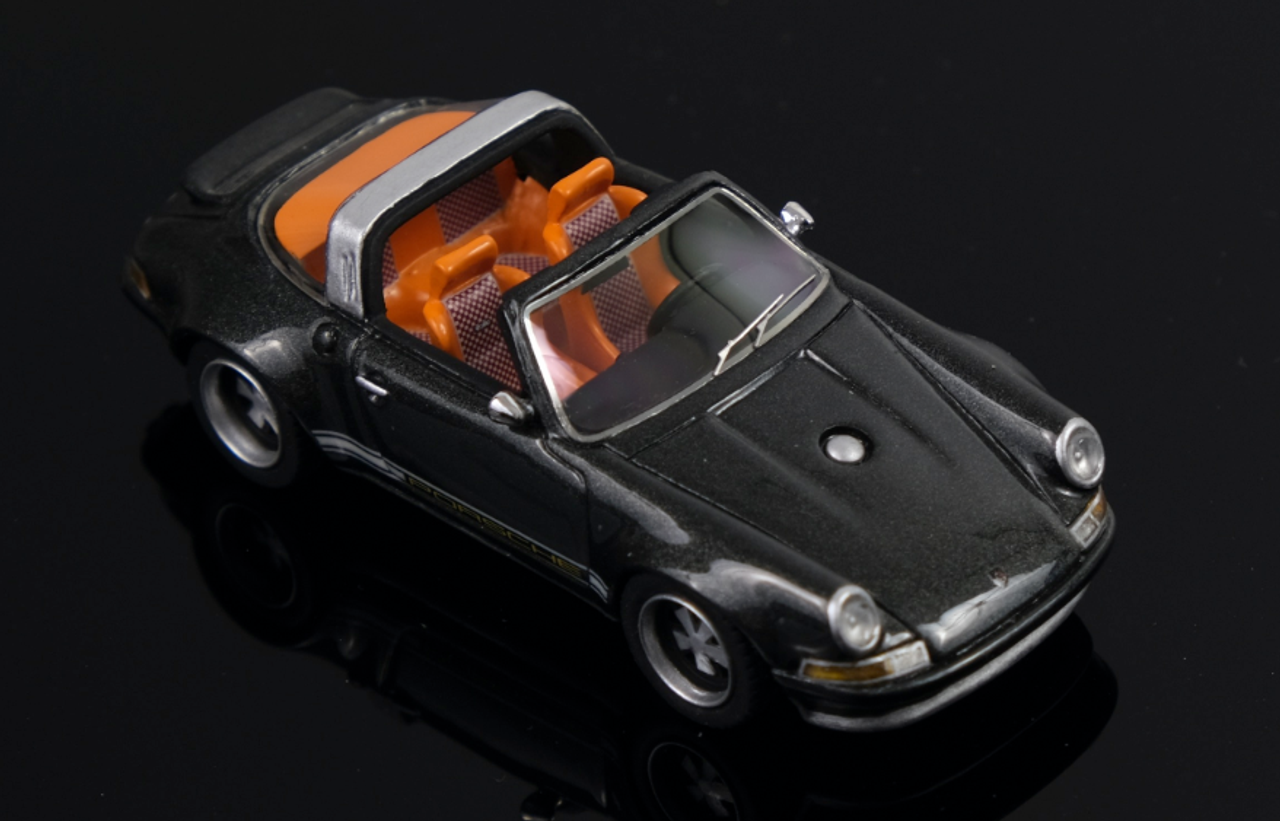 1/64 Porsche 911 964 Targa Restomod (Crystal Grey Metallic ) WCC19003 (TETSUMA )