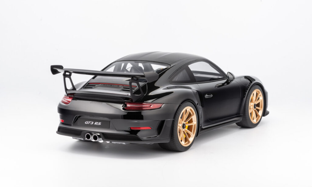 1/8 Minichamps 2018 Porsche 911 (991.2) GT3RS (Black) Resin Car Model  Limited 99 Pieces 
