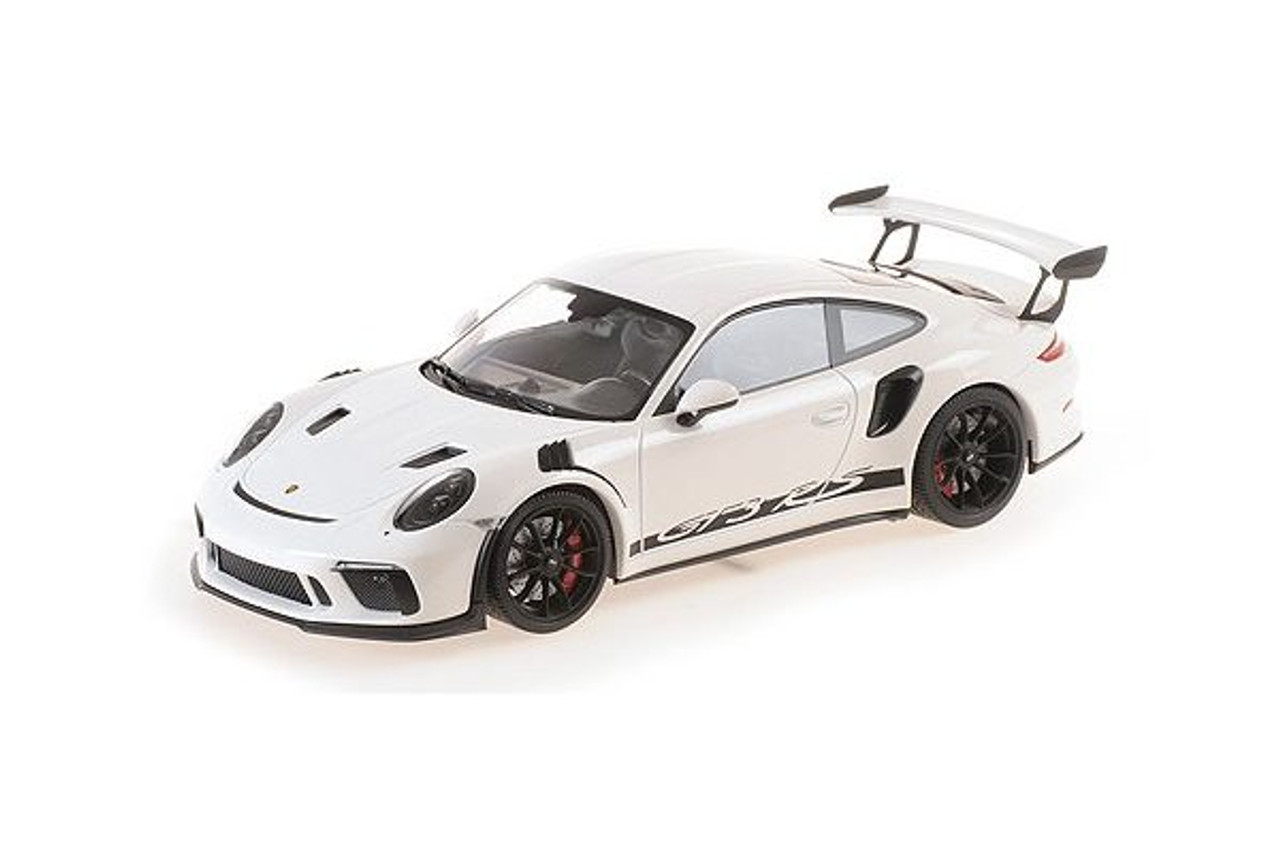 1/18 Minichamps 2019 Porsche 911 (991.2) GT3 RS (White with Black Wheels) Car Model