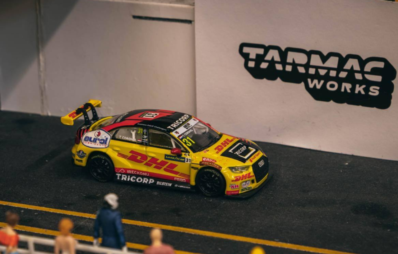 1/64 Audi RS 3 LMS WTCR Race of Slovakia 2020 Winner T64-013-20WTCR31 Diecast Car Model (Tarmac Works)