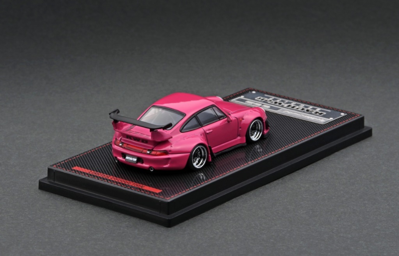 1/64 Porsche 911 Rauh-Welt  993 RWB Diecast Car Model Pink  IG2153 (Ignition Model)