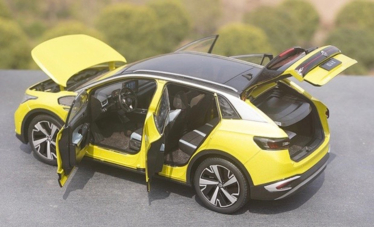 1/18 Dealer Edition Volkswagen VW ID4 ID.4 X (Yellow) Diecast Car Model