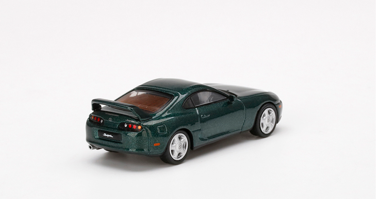 1/64 Mini GT Toyota Supra (JZA80) Dark Green Pearl Metallic