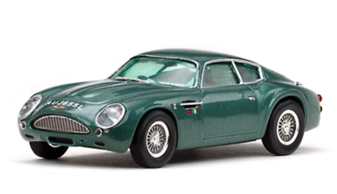 新作登場HOT▲最後1台！Dark Green！世界限定30台！DM 1/43 アストンマーティン Aston Martin DB4 ZAGATO 新品 Resin Model BBR