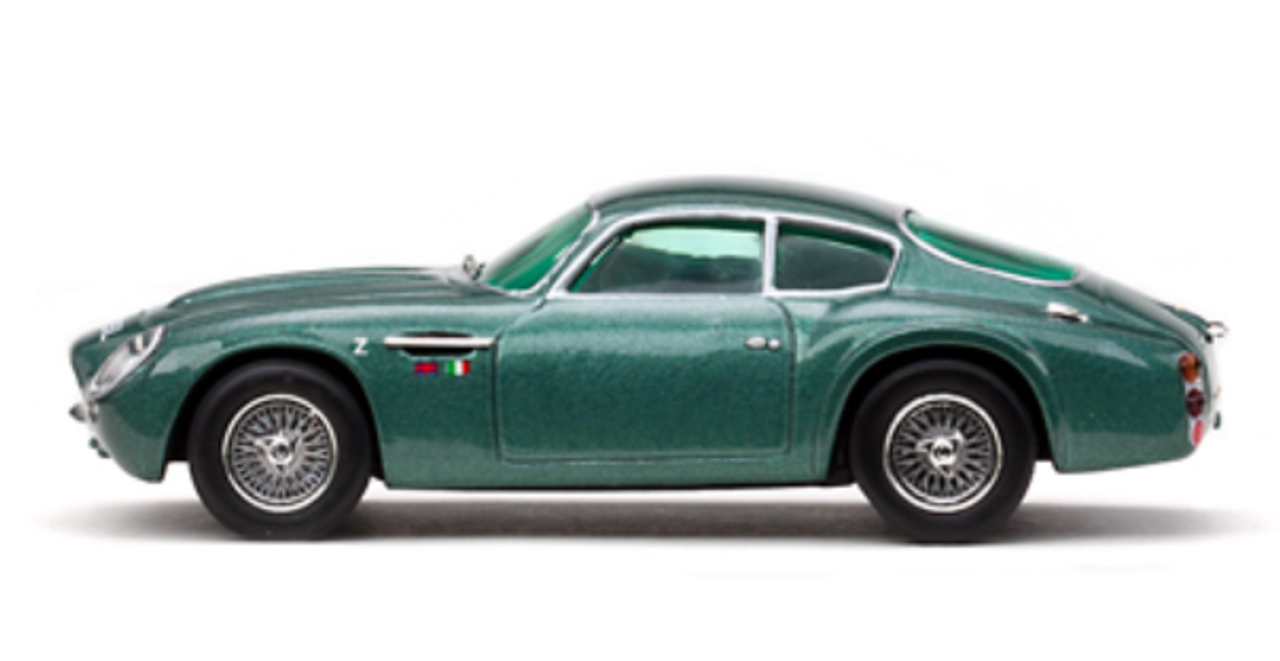 1/43 Aston Martin DB4 Zagato (Green) Diecast Car Model