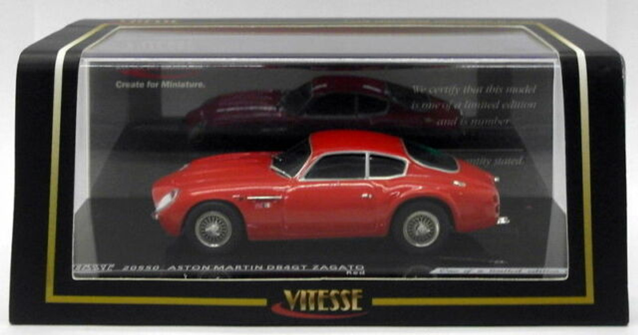 1/43 Aston Martin DB4 Zagato (Red) Diecast Car Model