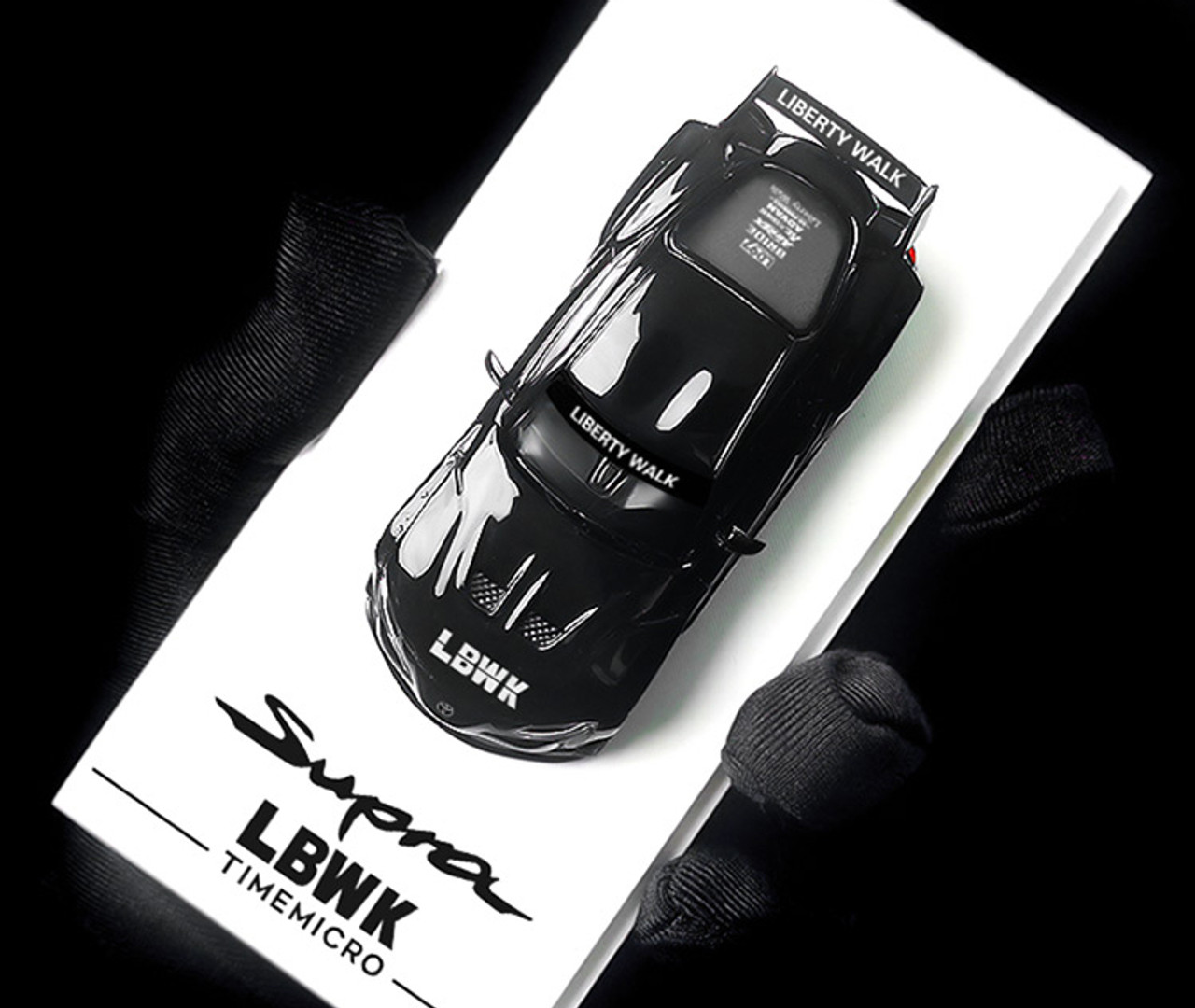 1/64 Toyota Supra LBWK (Black) Diecast Car Model