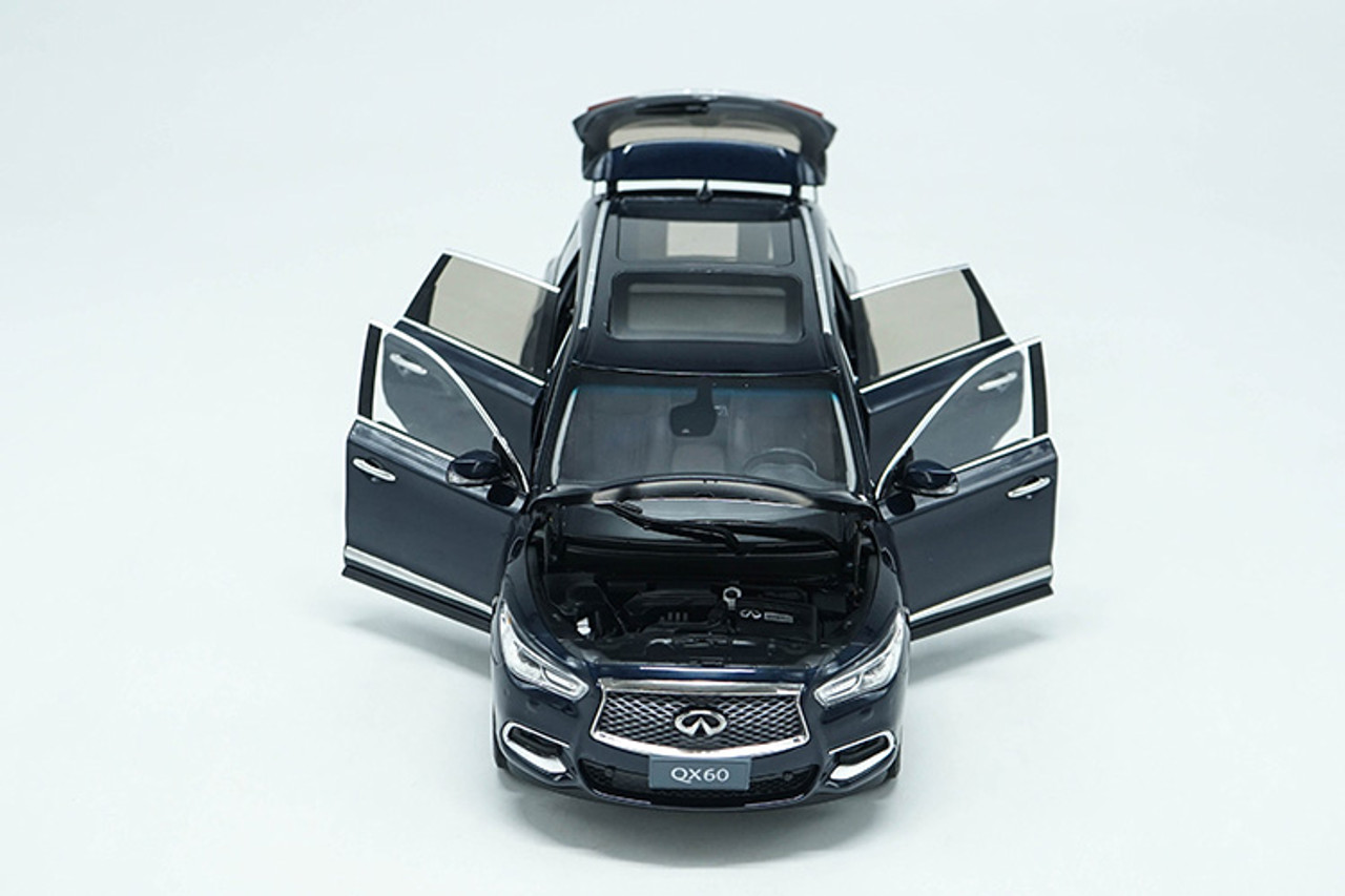 1/18 Dealer Edition 2017 Infiniti QX60 (Dark Blue) Diecast ...