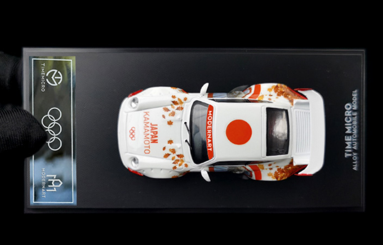 1/64 Time Micro ModernArt Porsche 911 993 RWB Japan Kamamoto Diecast Car Model