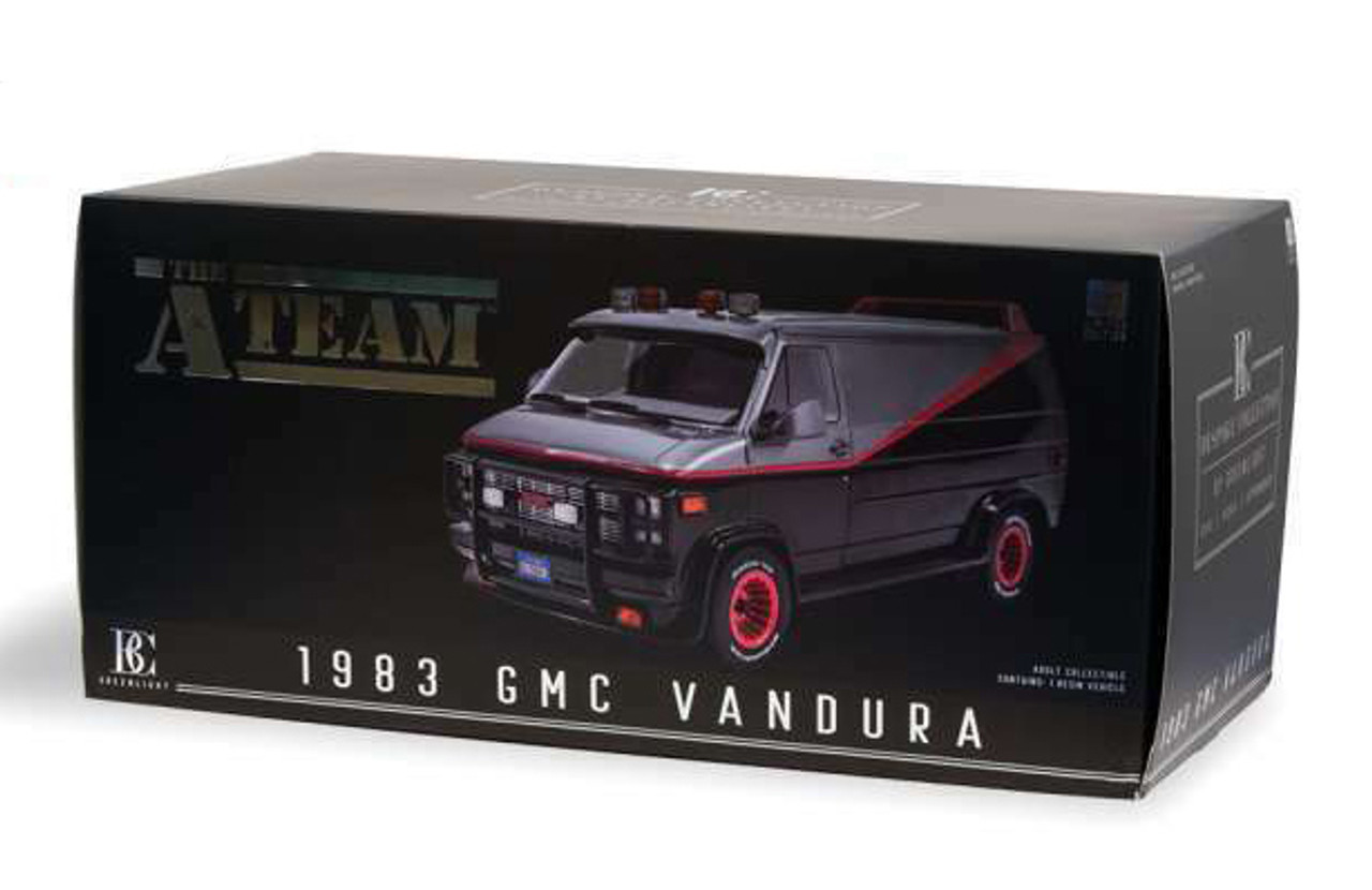 1/12 Scale 1983 GMC Vandura Black "The A-Team" Diecast Model Car by Greenlight