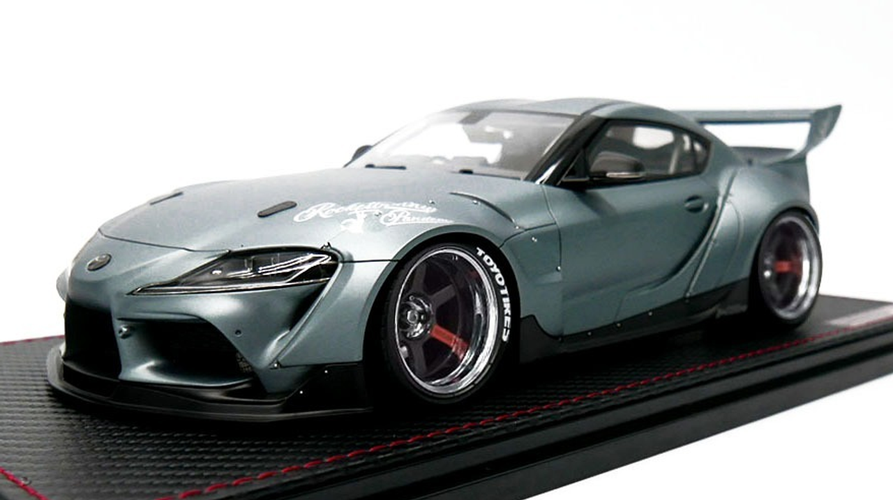  1/43 PANDEM Supra (A90) Matte Gray Metallic (Ignition Model)