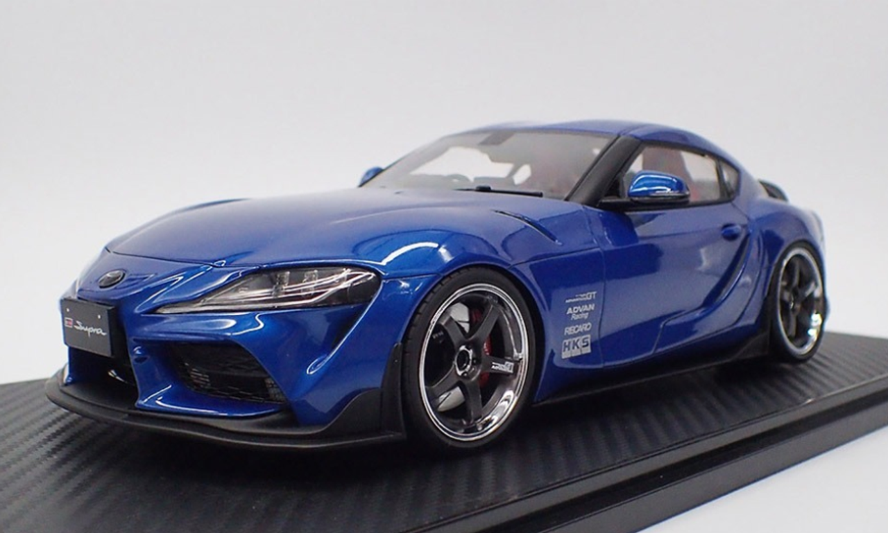  1/18 Toyota GR Supra RZ (A90) Blue Metallic (Ignition Model)