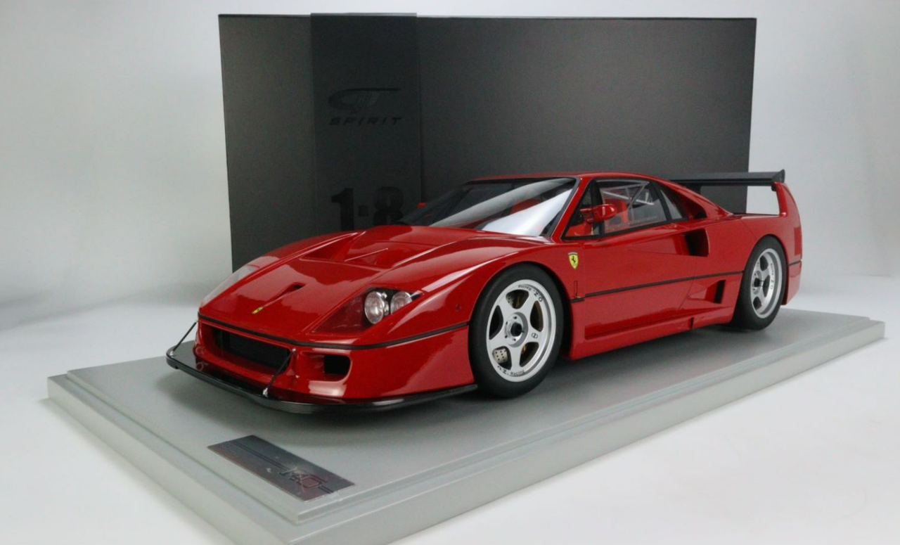 【国産高評価】★稀少GTスピリット 1/8 フェラーリF40LM ショーケース付き ★499台限定 ★GTS80023 レーシングカー