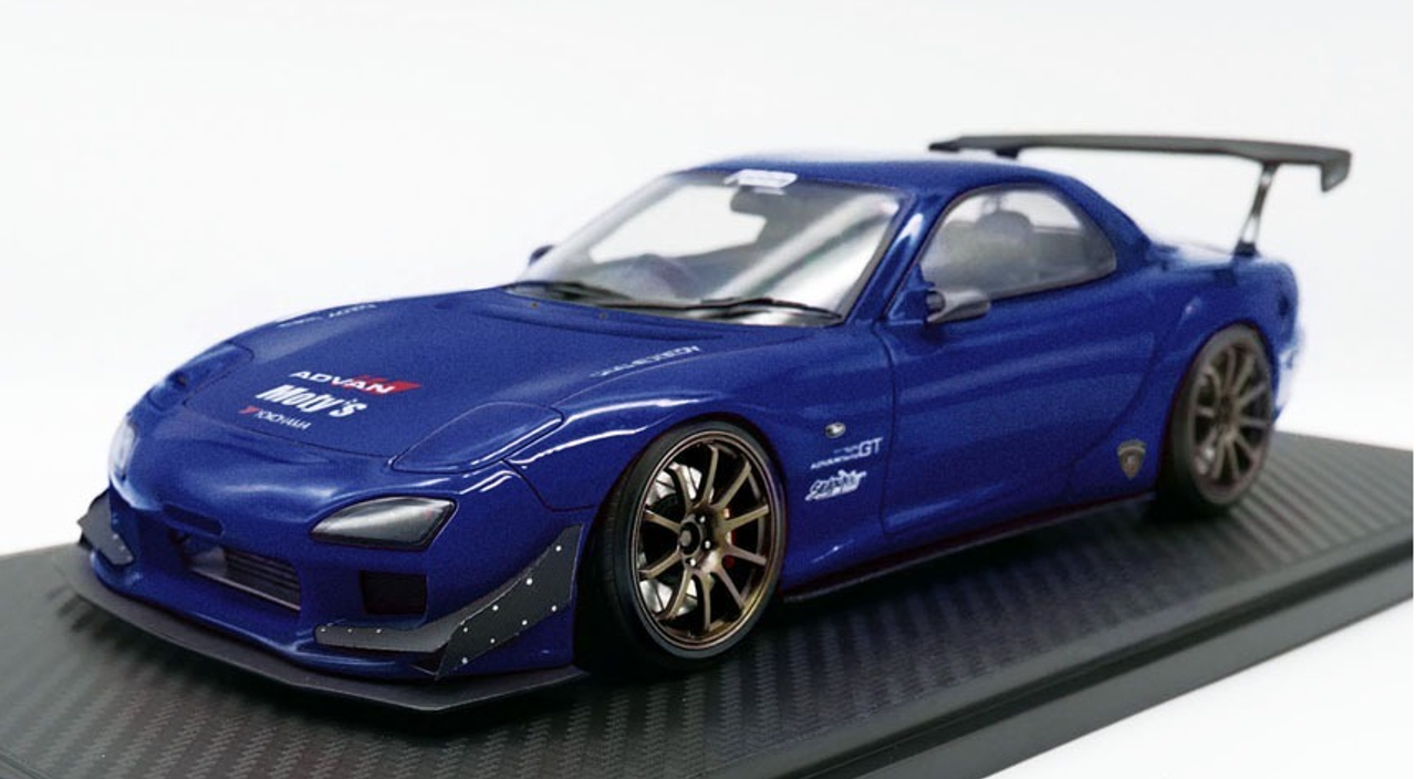 イグニッションモデル1/43 マツダRX7 FD3S TYPE RS Blue - n3quimica