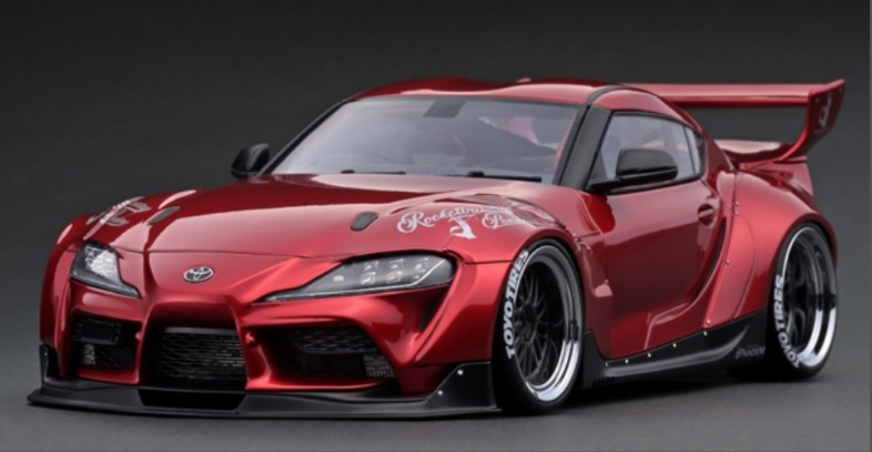 イグニッションモデル1/43 パンデム スープラ（A90） マットグレーメタ