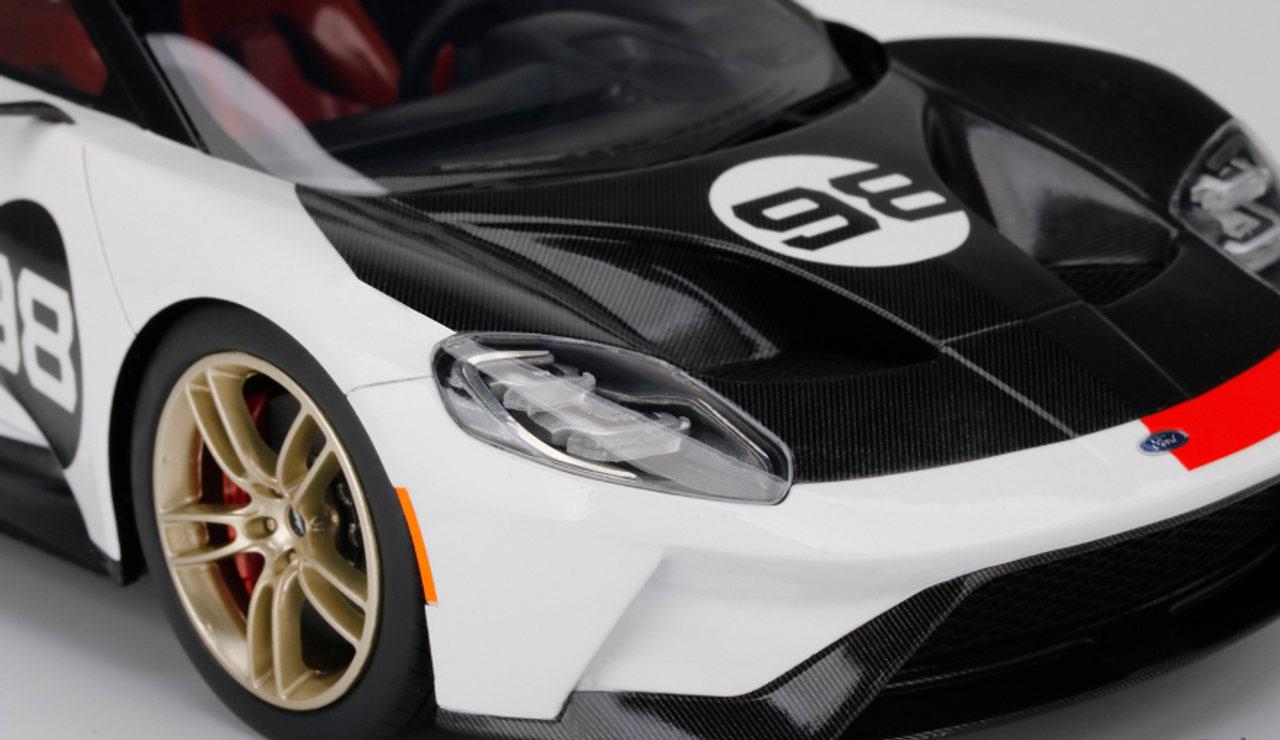 1/18 Top Speed 2021 Ford GT Heritage Edition (Resin Car Model)