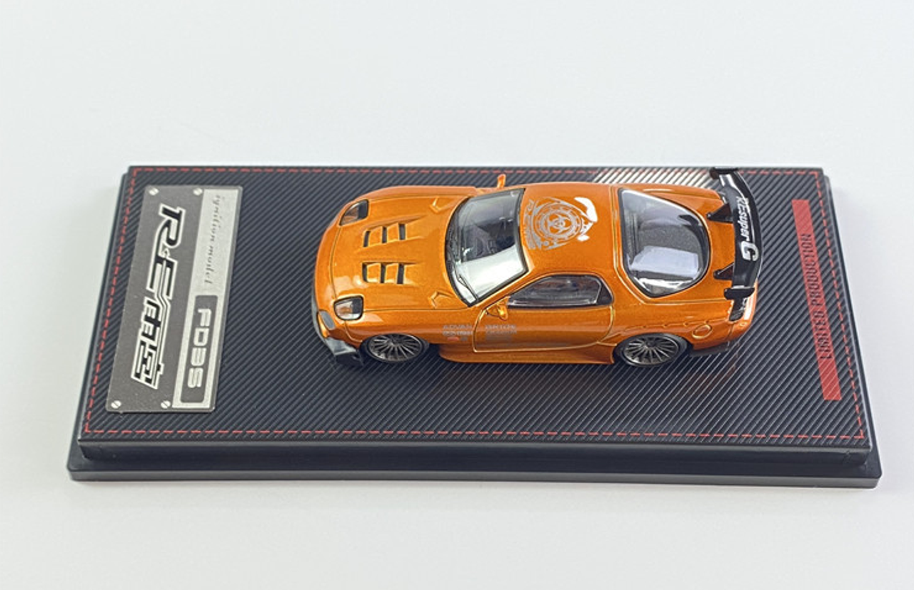 1/64 Ignition Model Mazda RX-7 (FD3S) RE Amemiya Orange Metallic 