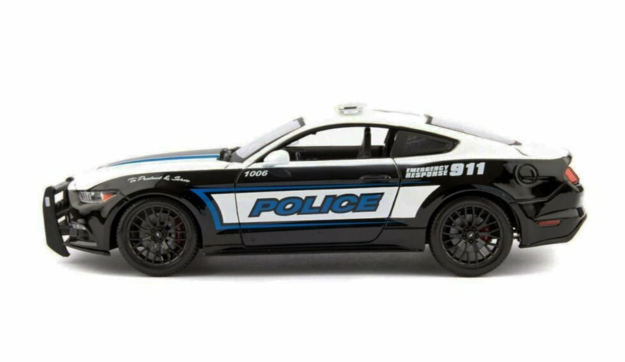1/18 2015 Ford Mustang GT Emergency Response 911 Diecast Car Model