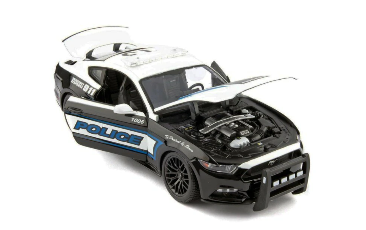 1/18 2015 Ford Mustang GT Emergency Response 911 Diecast Car Model